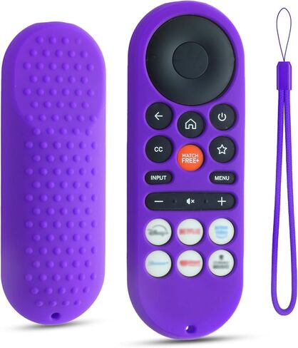 غطاء سيليكون لجهاز التحكم عن بعد للتلفزيون الذكي VIZIO XRT281، غطاء حماية بديل لجهاز onn 43 بوصة فئة 1080P FHD بواسطة جهاز التحكم عن بعد للتلفزيون الذكي VIZIO (أخضر متوهج) in Kuwait