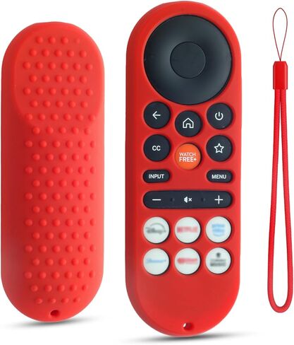 غطاء سيليكون لجهاز التحكم عن بعد للتلفزيون الذكي VIZIO XRT281، غطاء حماية بديل لجهاز onn 43 بوصة فئة 1080P FHD بواسطة جهاز التحكم عن بعد للتلفزيون الذكي VIZIO (أخضر متوهج) in Kuwait
