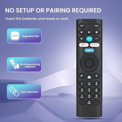 (مجموعة من 2) جهاز تحكم عن بعد بديل لتلفزيون بايونير Xumo CP-RC1NA-23 PN43-751-24U PN50-751-24U PN55-751-24U PN65-751-24U (بدون وظيفة صوت) in Kuwait