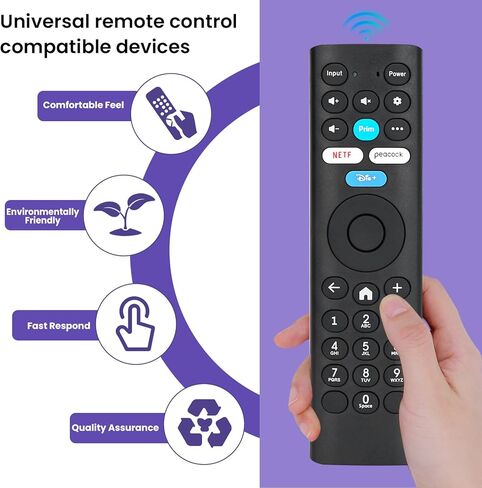 (مجموعة من 2) جهاز تحكم عن بعد بديل لتلفزيون بايونير Xumo CP-RC1NA-23 PN43-751-24U PN50-751-24U PN55-751-24U PN65-751-24U (بدون وظيفة صوت) in Kuwait