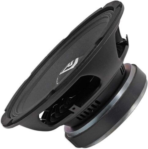 مكبر صوت سيارة Rockville RM108PRO متوسط ​​المدى برو، 10 بوصة، 600 وات ذروة/300 وات RMS، 8 أوم، صوت متوسط، مخروط كيفلار، سلة مفتوحة، متوافق مع CEA، مغناطيس 56oz، لصوت السيارة، 4 قطع in Kuwait