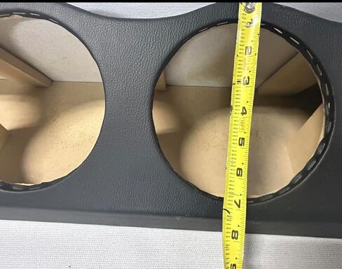 لوحة مكبر صوت لـ 4-6.5 مكبرات صوت متوسطة المدى بلمسة نهائية من الفينيل الأسود، متوافقة مع مكبرات الصوت Deaf Bonce in Kuwait