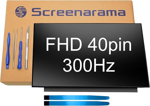 استبدال شاشة SCREENARAMA الجديدة لشاشة MSI GE76 Raider 11UG 11UH 360 هرتز 40pin FHD 1920x1080 IPS LCD LED مع أدوات وشريط in Kuwait