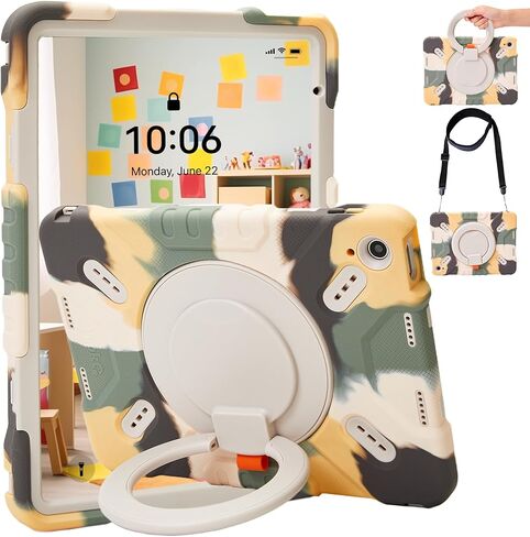 pepkoo Kids Case for iPad (A16) 11th/10th Gen, Transparent Protective Case in Saudi Arabia
