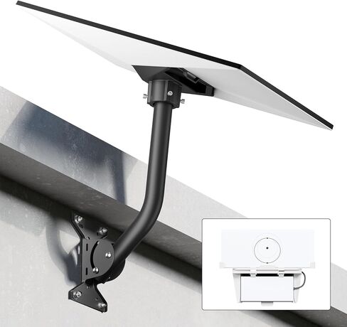 مجموعة تركيب السقف الجداري Starlink Mount Gen 3 - عمود/أنبوب قياسي مقاوم للطقس شديد التحمل مع محور ودعامة، حل خارجي/داخلي للهوائي وجهاز التوجيه in Kuwait