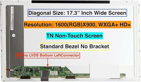 EM EMAJOR TECH New Screen Replacement for Toshiba Satellite L75-C7234 1600X900 HD+ Non-Touch LCD LED Display with Tools in Kuwait