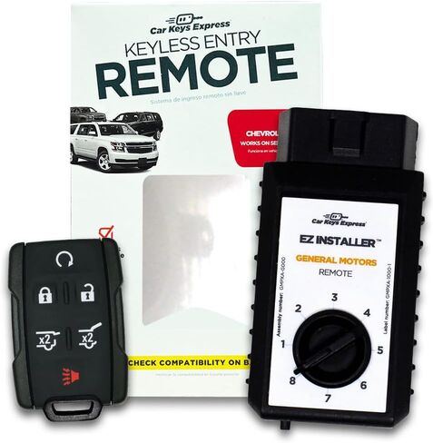 دخول بدون مفتاح، مفتاح السيارة عن بعد FOB مصمم لمجموعة مختارة من مركبات Buick وChevrolet وPontiac وSaturn (4 أزرار Fob E (تشغيل عن بعد، قفل، فتح، والذعر)) in Kuwait