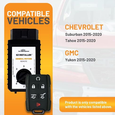 دخول بدون مفتاح، مفتاح السيارة عن بعد FOB مصمم لمجموعة مختارة من مركبات Buick وChevrolet وPontiac وSaturn (4 أزرار Fob E (تشغيل عن بعد، قفل، فتح، والذعر)) in Kuwait