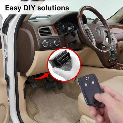 مجموعة استبدال البدء عن بعد للدخول بدون مفتاح DIY متوافقة مع Chevy Silverado GMC Sierra 1500 2500 3500 2014-2020، كولورادو كانيون 2015-2020، تاهو سوبربان يوكون، معرف لجنة الاتصالات الفيدرالية: M3N32337100 in Kuwait