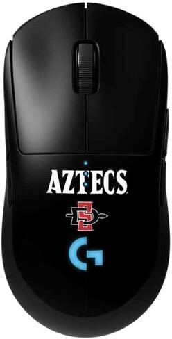 Skinit Decal Other Skin Compatible with G Pro Wireless Gaming Mouse - Officially Licensed San Diego State University Aztecs Red Design in Kuwait
