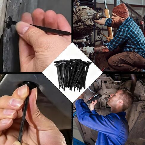 400 Pcs Heavy-Duty Self-Locking Cable Tie Buckle Kit – Includes 2 Flush Cutters & Pliers Tip Protectors for Car Repairs, Home, Office & Outdoor Organization in Kuwait