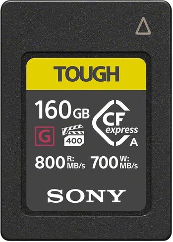 هيكل كاميرا Sony Alpha a7S III بإطار كامل وعدسة رقمية قابلة للتبديل (أسود) - حزمة مع بطاقة ذاكرة CFexpress Type A سعة 160 جيجابايت من Sony (متجددة) in Kuwait