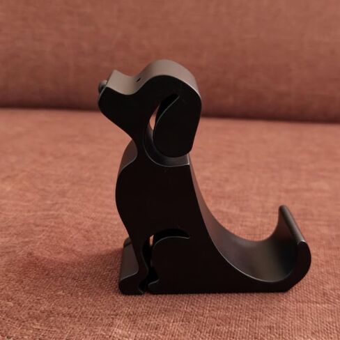 حامل هاتف لطيف على شكل كلب، 3 حاملات هواتف مكتبية كرتونية إبداعية، مناسبة لتزيين سطح المكتب المتين العالمي في المكاتب المنزلية (أسود، أبيض، أزرق) in Kuwait