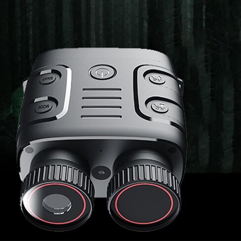 Nuoya Night Vision Goggles 2.4" LCD Display Infrared Binoculars with 5X Digital Zoom 1080P Night Vision Goggles Black in Kuwait