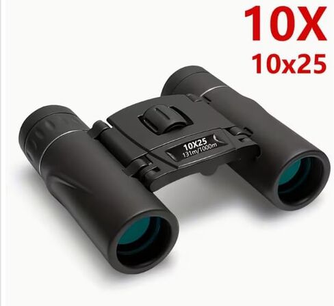 [مناظير مدمجة عالية الدقة] 10x25 مناظير مدمجة عالية الدقة | تلسكوب محمول قابل للطي عالي الطاقة للبالغين، المتحمسين في الهواء الطلق، الصيادين، المعسكرات، المسافرين | مراقبة الطيور، والمشي لمسافات طويلة، والسفر in Kuwait