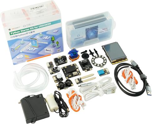 UNIHIKER M10 Python IoT Kit with 2.8" Touch Screen | All-in-One Single Board Computer Bundle with Sensors | 15 Guided AI Lessons & Plug-and-Play Interface | STEM Coding Gift for Beginners in Kuwait