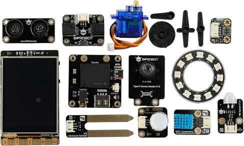 UNIHIKER M10 Python IoT Kit with 2.8" Touch Screen | All-in-One Single Board Computer Bundle with Sensors | 15 Guided AI Lessons & Plug-and-Play Interface | STEM Coding Gift for Beginners in Kuwait