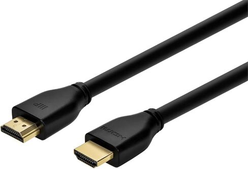 كابل HDMI فائق السرعة معتمد من Monoprice 8K - 8K60 هرتز 4K120 هرتز 48 جيجابت في الثانية HDR VRR CL2 مُصنف 25 قدم أسود in Kuwait