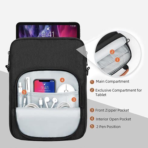 9-11" Tablet Sleeve Case Briefcase Shoulder Bag for Tablet in Kuwait