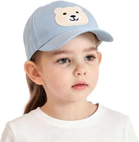 Toddler Baseball Caps Baby Ball Hats for Girls Boys Infant Cap Kids Summer Trucker Hat Adjustable Size for 6M-5Y in Saudi Arabia