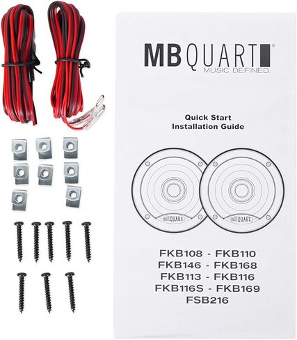 MB Quart (4) FKB110 4" 160 Watt Car Stereo Coaxial Speakers in Kuwait
