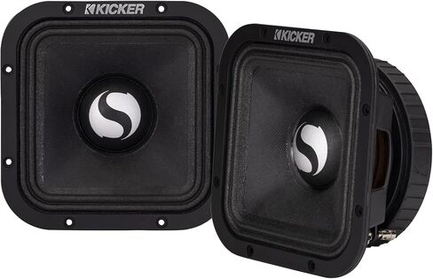 Kicker 49ST7MR4 7" Street Series Square Mid-Bass, Pair, 4ohm (Renewed) in Kuwait