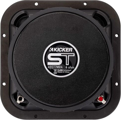 Kicker 49ST7MR4 7" Street Series Square Mid-Bass, Pair, 4ohm (Renewed) in Kuwait