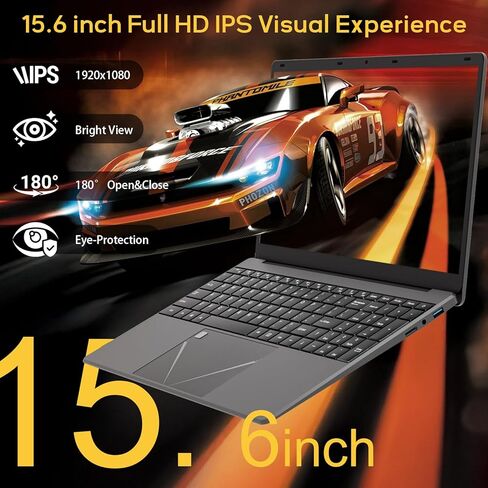 2026 15.6" FHD Laptop Computer with 24GB RAM 256GB SSD, Core i3 Processor(Up to 3.70 GHz), Win 11 Pro, Office Lifetime License, Backlit Keyboard, Fingerprint, Numeric Keypad, HDMI, Long Battery Life in Kuwait
