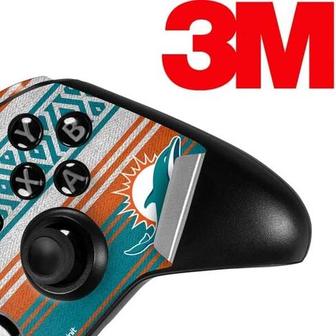 غلاف Skinit المخصص للألعاب متوافق مع وحدة تحكم Xbox One Elite - تصميم مرخص رسميًا من NFL Miami Dolphins Trailblazer in Kuwait