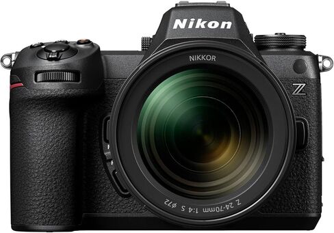 Nikon Z6 III | Nikon USA Model | Mirrorless Camera with NIKKOR Z 24-70mm f/4 S Lens + 128 GB Memory + Extra Battery + Camera Carrying Case (16pc Bundle) in Saudi Arabia