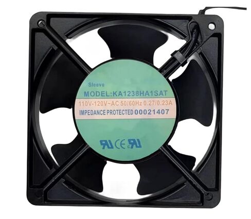Fan KA1238HA1SAT 120mm 110/120VAC 0.12/0.11A 50/60Hz 120X120X38mm 2-Wire Cooling Fan in Kuwait