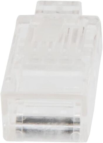 NavePoint CAT6 Ethernet RJ45 Plug، UTP، 50 حزمة، C6-8P8C، التوافق مع CE in Kuwait
