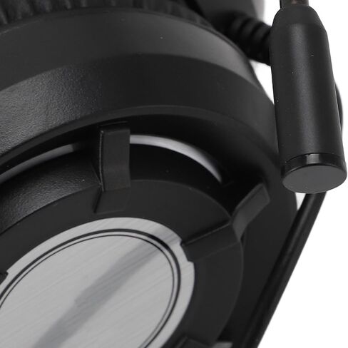 LICAEVEY Wired USB Gaming Headse, RGB Flowing Light Computer Headphones, USB Headset with Omnidirectional Mic, for Laptop, Call Center in Kuwait