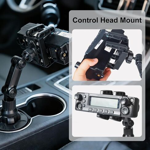 Cup Holder Mount for Icom IC-2730A TYT TH-9800D Anytone AT-588UV Transceiver Control Heads Mini Size Ham Mobile Radio in Kuwait