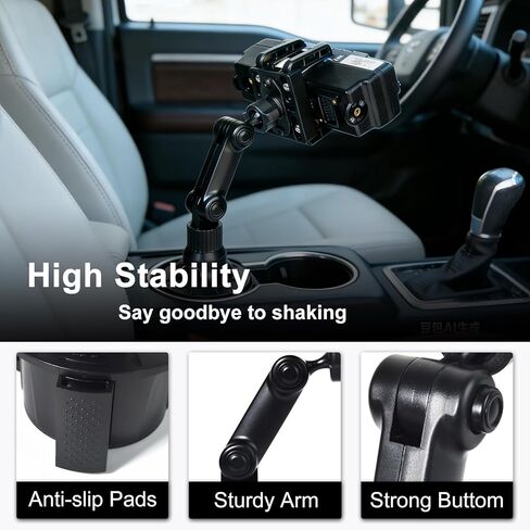 Cup Holder Mount for Icom IC-2730A TYT TH-9800D Anytone AT-588UV Transceiver Control Heads Mini Size Ham Mobile Radio in Kuwait