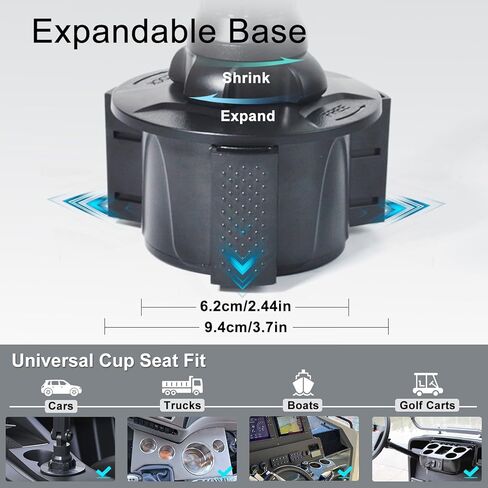 Cup Holder Mount for Icom IC-2730A TYT TH-9800D Anytone AT-588UV Transceiver Control Heads Mini Size Ham Mobile Radio in Kuwait