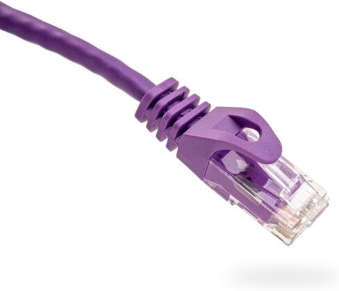Cat6 Ethernet Patch Cable Black 100ft, 550MHZ UTP 24 AWG Bare Copper Molded Snagless Ferrari Boot Network Patch Cable with Connector – High-Speed Internet Cable LAN Wire for Computer Networks in Saudi Arabia