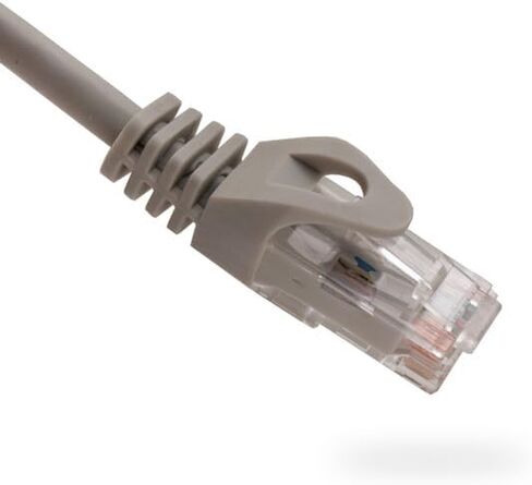 Cat6 Ethernet Patch Cable Black 100ft, 550MHZ UTP 24 AWG Bare Copper Molded Snagless Ferrari Boot Network Patch Cable with Connector – High-Speed Internet Cable LAN Wire for Computer Networks in Saudi Arabia
