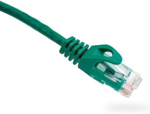 Cat6 Ethernet Patch Cable Black 100ft, 550MHZ UTP 24 AWG Bare Copper Molded Snagless Ferrari Boot Network Patch Cable with Connector – High-Speed Internet Cable LAN Wire for Computer Networks in Saudi Arabia