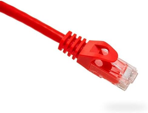 Cat6 Ethernet Patch Cable Black 100ft, 550MHZ UTP 24 AWG Bare Copper Molded Snagless Ferrari Boot Network Patch Cable with Connector – High-Speed Internet Cable LAN Wire for Computer Networks in Saudi Arabia