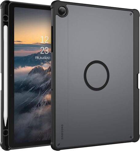 Telaso لهاتف Samsung Galaxy Tab A11+ Plus/A9+ Plus حافظة مغناطيسية مقاس 11 بوصة مع حامل قلم، ظهر شفاف غير لامع ناعم من مادة TPU الواقية من الدرجة العسكرية لهاتف Samsung Galaxy Tablet A11+/A9+، أسود in Kuwait