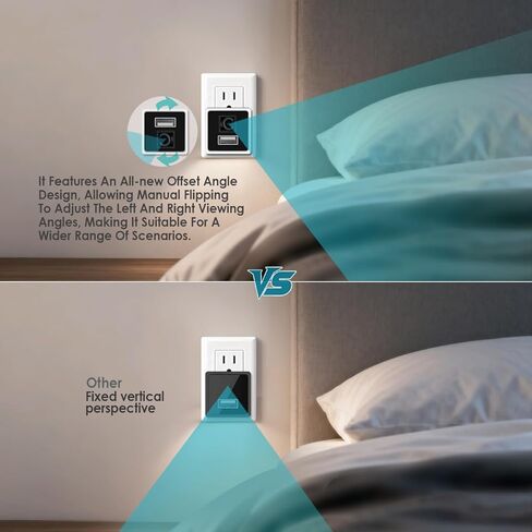 Hidden Spy Camera for Home Use, WiFi Indoor Surveillance Camera with Remote Monitor via Phone App for Home Security - Video Monitoring Only(Black) in Saudi Arabia
