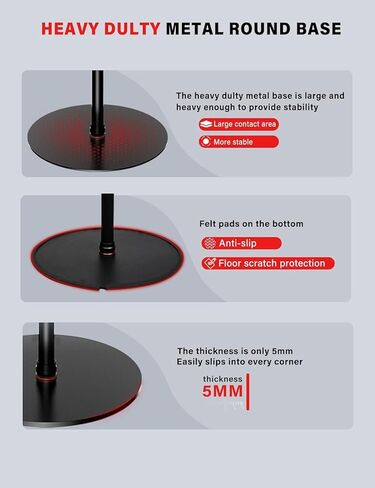 IFOOTAGE RB-A400 Like New 79'' Round Base Monopod Aluminum Alloy Light Stand for Video Recording, Live Streaming, Interviews, Payload 22lbs, (Product Mint, Box with Minor Blemishes) in Saudi Arabia