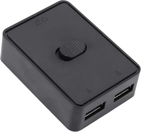 VINGVO USB 3.0 Switch, 2 in 1 USB Switcher, Data Transfer Switch with Plug & Play & High Speed, Ideal for Computers, Printer, PC, Mouse, Keyboard & , Compatibility in Kuwait