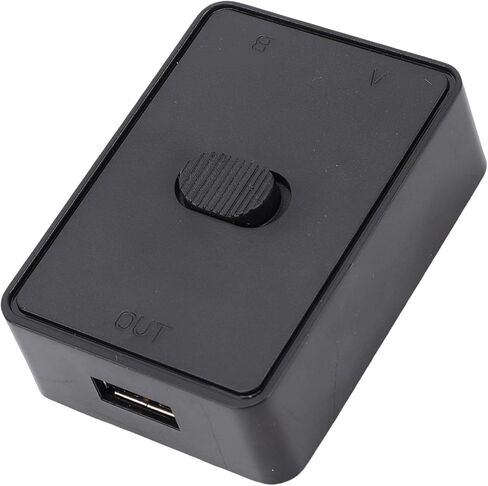 VINGVO USB 3.0 Switch, 2 in 1 USB Switcher, Data Transfer Switch with Plug & Play & High Speed, Ideal for Computers, Printer, PC, Mouse, Keyboard & , Compatibility in Kuwait