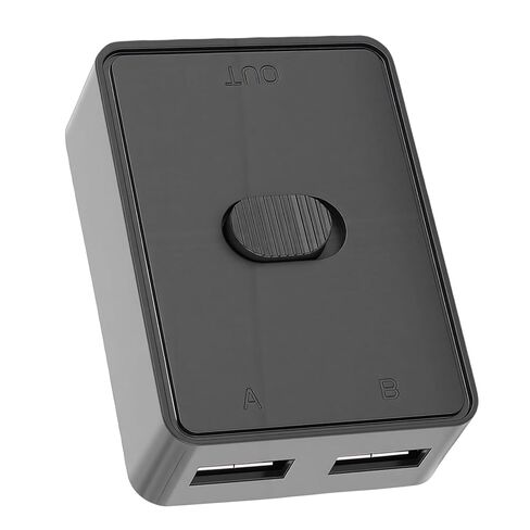 محول USB 2.0، جهازي كمبيوتر يشاركان 1، محدد محول USB في 1، محور صندوق محول محيطي، مثالي للماوس ولوحة المفاتيح والطابعة والماسح الضوئي in Kuwait