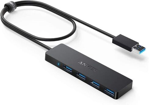 Anker 4-Port USB 3.0 Unibody Aluminum Portable Data Hub & USB 3.0 SD Card Reader (Bundle) in Kuwait