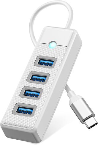 موزع USB 3.0، موزع USB بـ 4 منافذ مع كابل طويل 1.0 متر، محول موسع USB 3.0 متعدد المنافذ لأجهزة الكمبيوتر المحمول من النوع C، محرك فلاش، وحدة التحكم، لوحة المفاتيح، الماوس، محرك الأقراص الصلبة in Kuwait