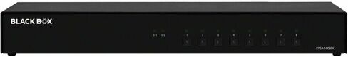 محول Black Box KVM، معتمد من NIAP 4.0 - 8 منافذ، شاشة واحدة، DVI-I، CAC in Kuwait