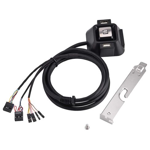 إعادة ضبط الطاقة لمفتاح الكمبيوتر المكتبي المريح بطول 1.55 متر، ومنافذ USB مزدوجة، وواجهة صوت وميكروفون للاستخدام المنزلي والمكتبي in Kuwait